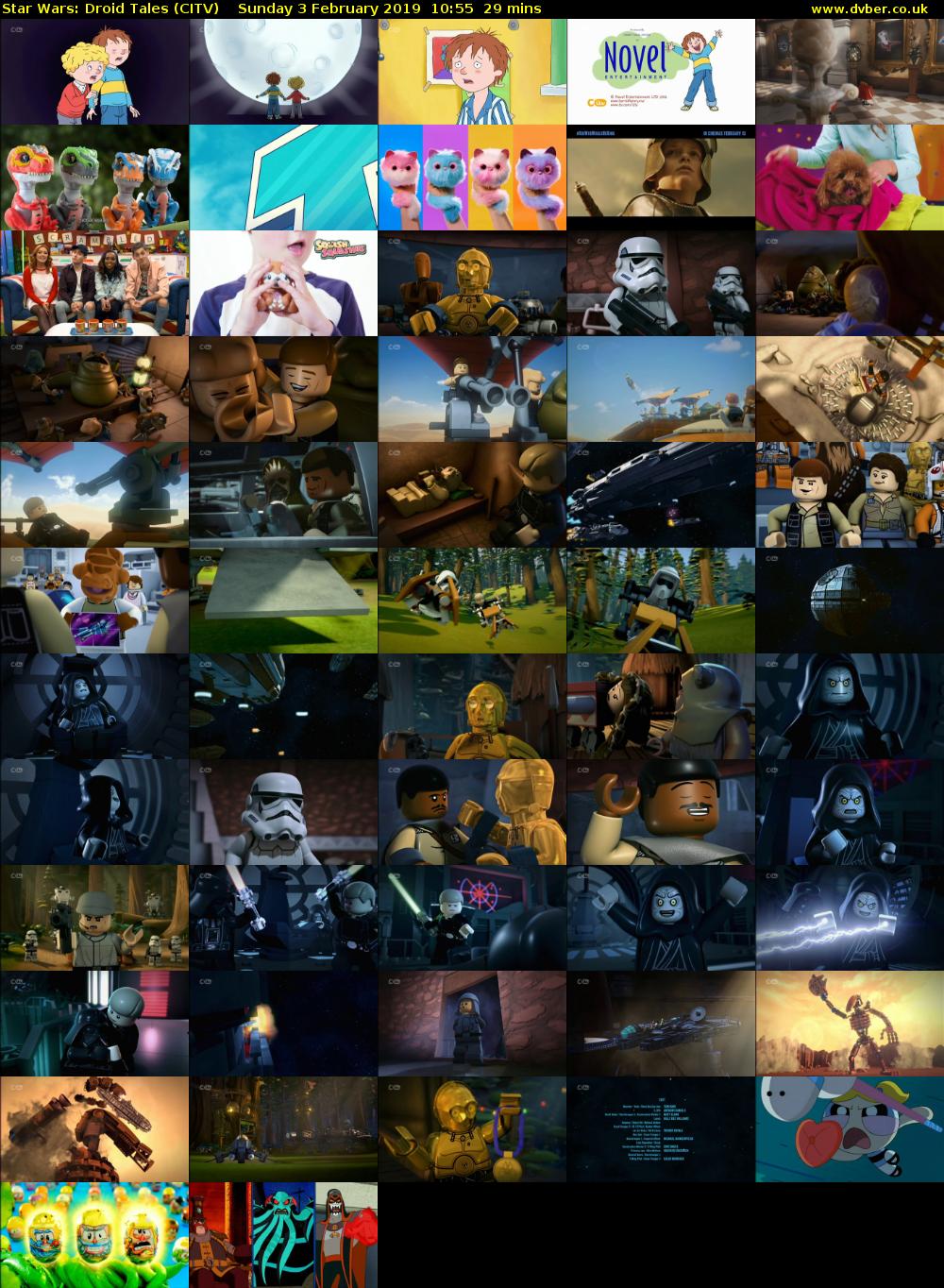 Star Wars: Droid Tales (CITV) Sunday 3 February 2019 10:55 - 11:24