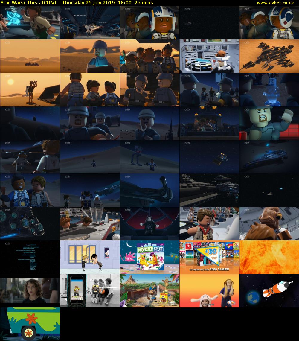 Star Wars: The... (CITV) Thursday 25 July 2019 18:00 - 18:25