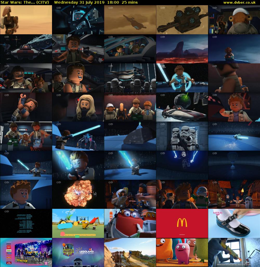 Star Wars: The... (CITV) Wednesday 31 July 2019 18:00 - 18:25