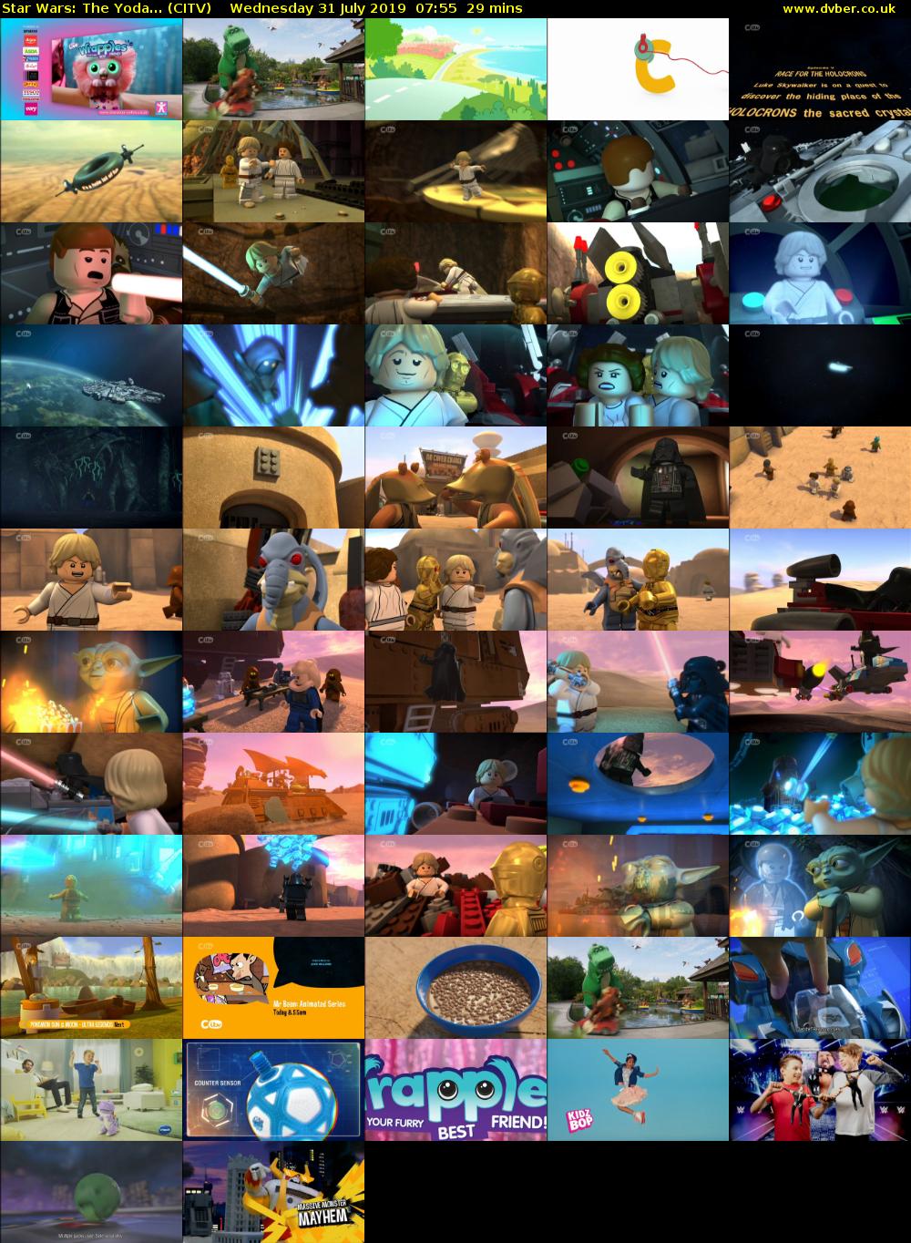 Star Wars: The Yoda... (CITV) Wednesday 31 July 2019 07:55 - 08:24