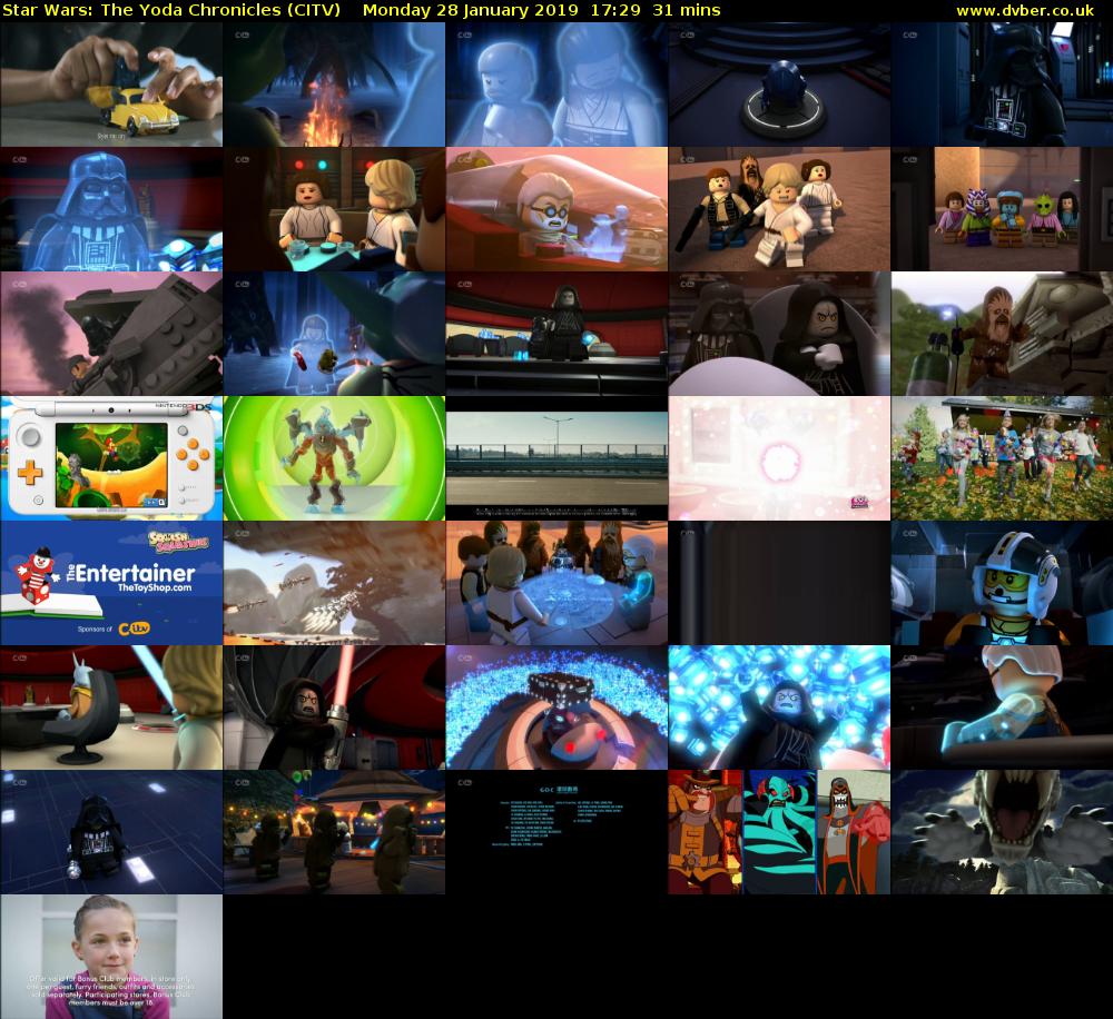 Star Wars: The Yoda Chronicles (CITV) Monday 28 January 2019 17:29 - 18:00