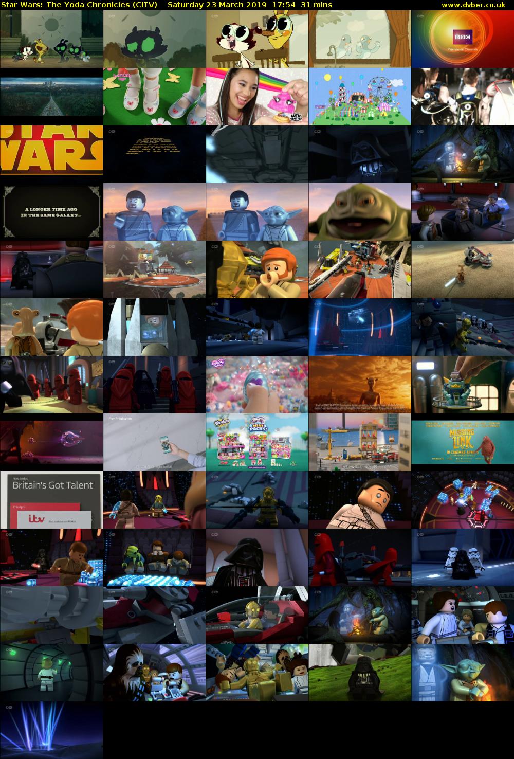 Star Wars: The Yoda Chronicles (CITV) Saturday 23 March 2019 17:54 - 18:25