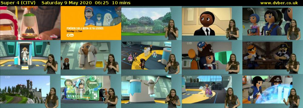Super 4 (CITV) Saturday 9 May 2020 06:25 - 06:35