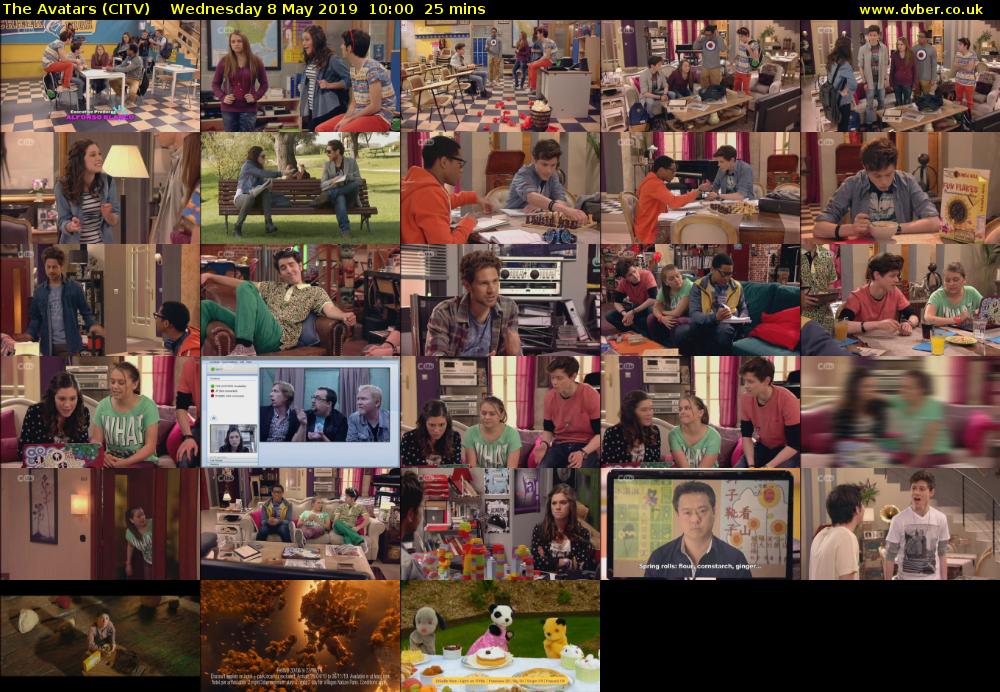 The Avatars (CITV) Wednesday 8 May 2019 10:00 - 10:25