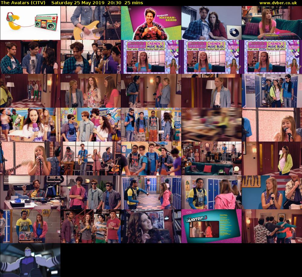 The Avatars (CITV) Saturday 25 May 2019 20:30 - 20:55