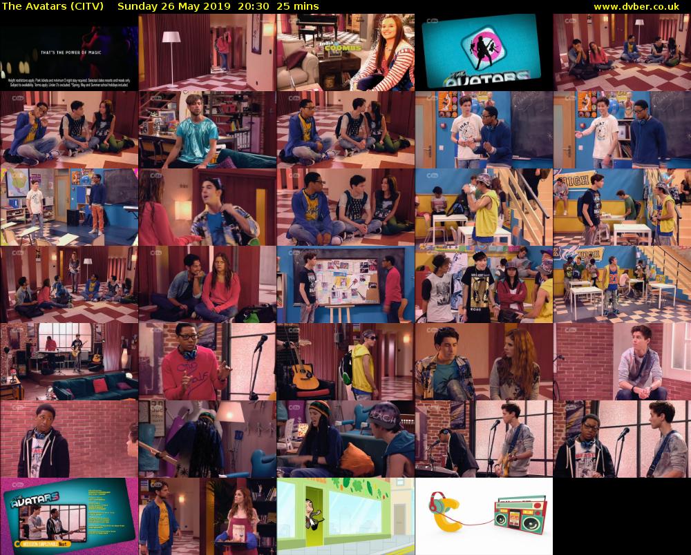 The Avatars (CITV) Sunday 26 May 2019 20:30 - 20:55