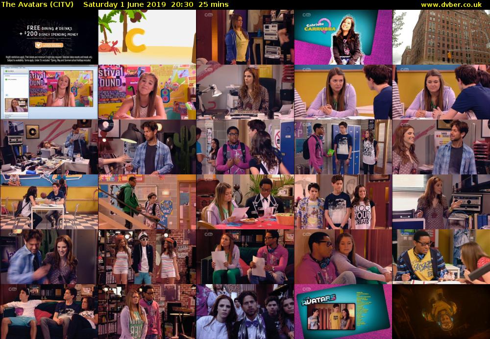 The Avatars (CITV) Saturday 1 June 2019 20:30 - 20:55