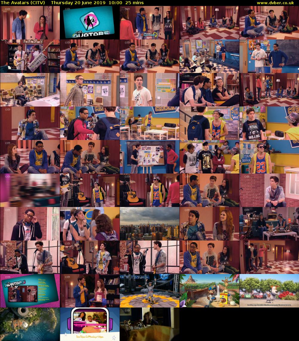 The Avatars (CITV) Thursday 20 June 2019 10:00 - 10:25