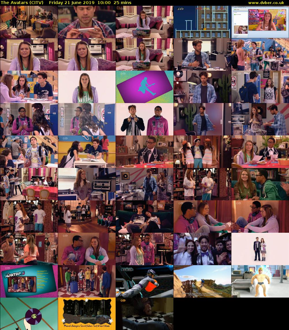The Avatars (CITV) Friday 21 June 2019 10:00 - 10:25