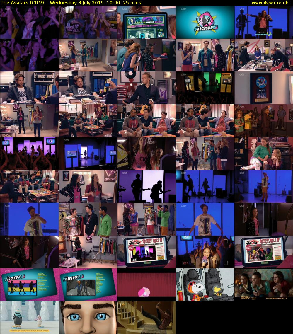 The Avatars (CITV) Wednesday 3 July 2019 10:00 - 10:25