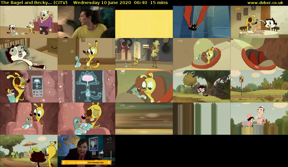 The Bagel and Becky... (CITV) Wednesday 10 June 2020 06:40 - 06:55