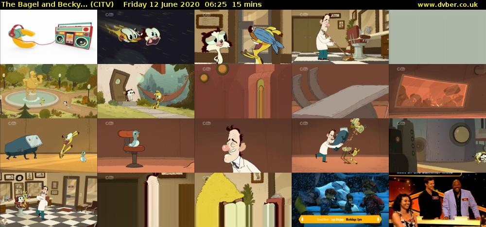 The Bagel and Becky... (CITV) Friday 12 June 2020 06:25 - 06:40