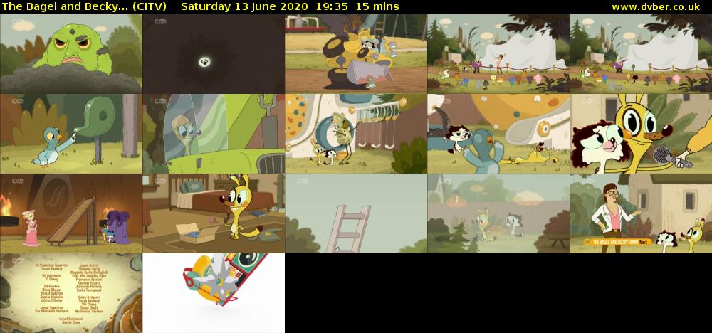 The Bagel and Becky... (CITV) Saturday 13 June 2020 19:35 - 19:50