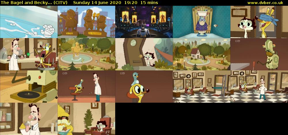 The Bagel and Becky... (CITV) Sunday 14 June 2020 19:20 - 19:35
