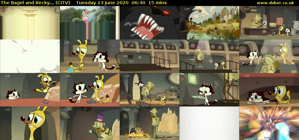 The Bagel and Becky... (CITV) Tuesday 23 June 2020 06:40 - 06:55