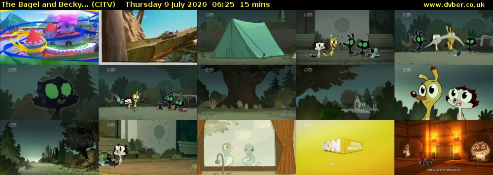 The Bagel and Becky... (CITV) Thursday 9 July 2020 06:25 - 06:40