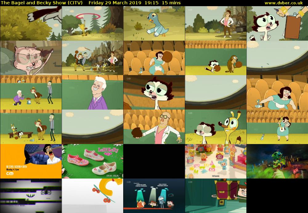 The Bagel and Becky Show (CITV) Friday 29 March 2019 19:15 - 19:30