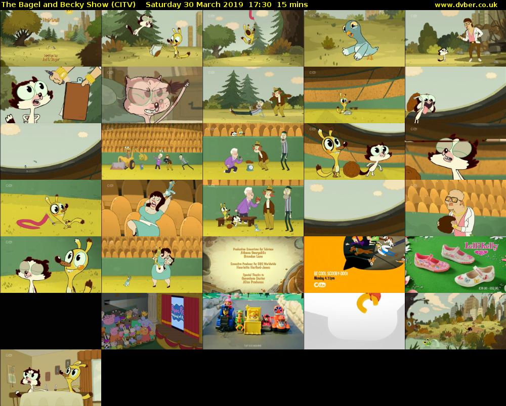 The Bagel and Becky Show (CITV) Saturday 30 March 2019 17:30 - 17:45
