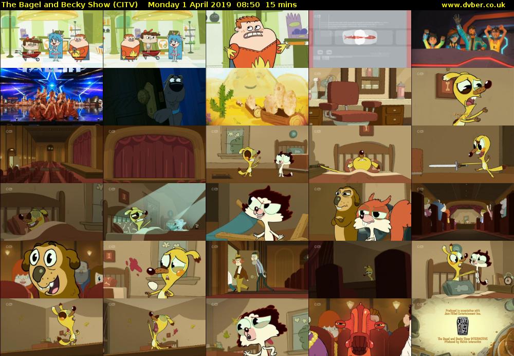 The Bagel and Becky Show (CITV) Monday 1 April 2019 08:50 - 09:05