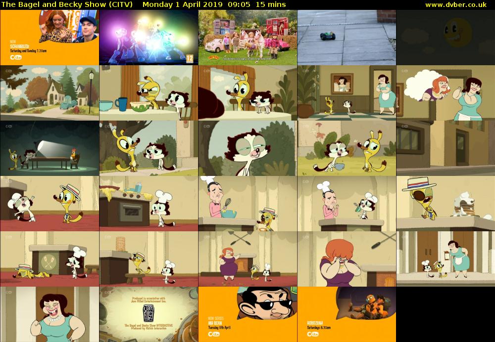 The Bagel and Becky Show (CITV) Monday 1 April 2019 09:05 - 09:20