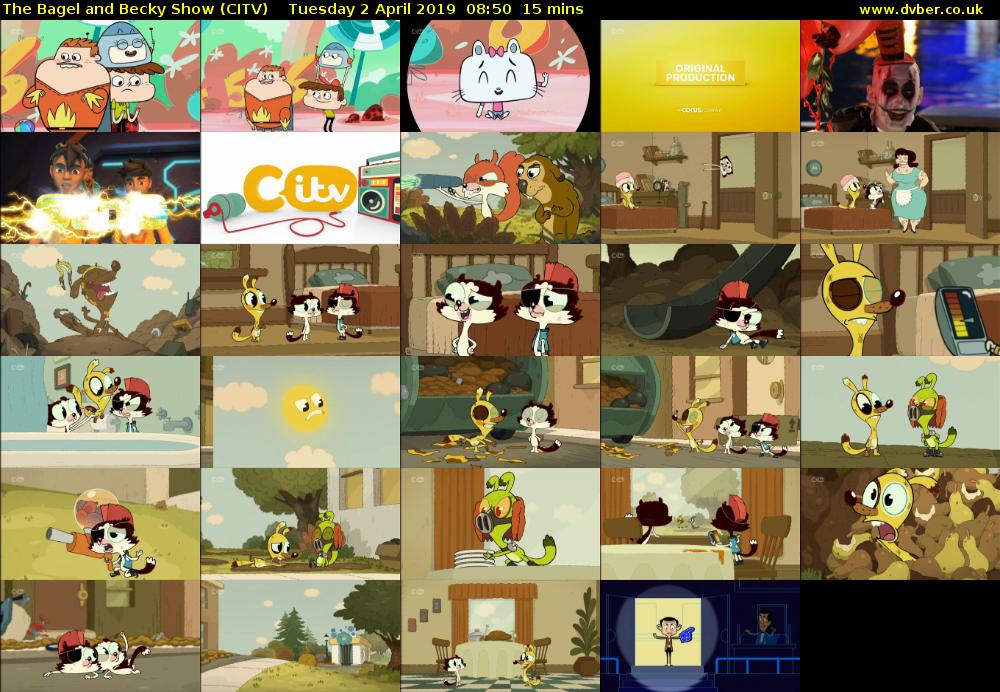 The Bagel and Becky Show (CITV) Tuesday 2 April 2019 08:50 - 09:05