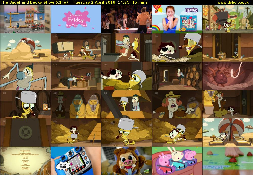 The Bagel and Becky Show (CITV) Tuesday 2 April 2019 14:25 - 14:40