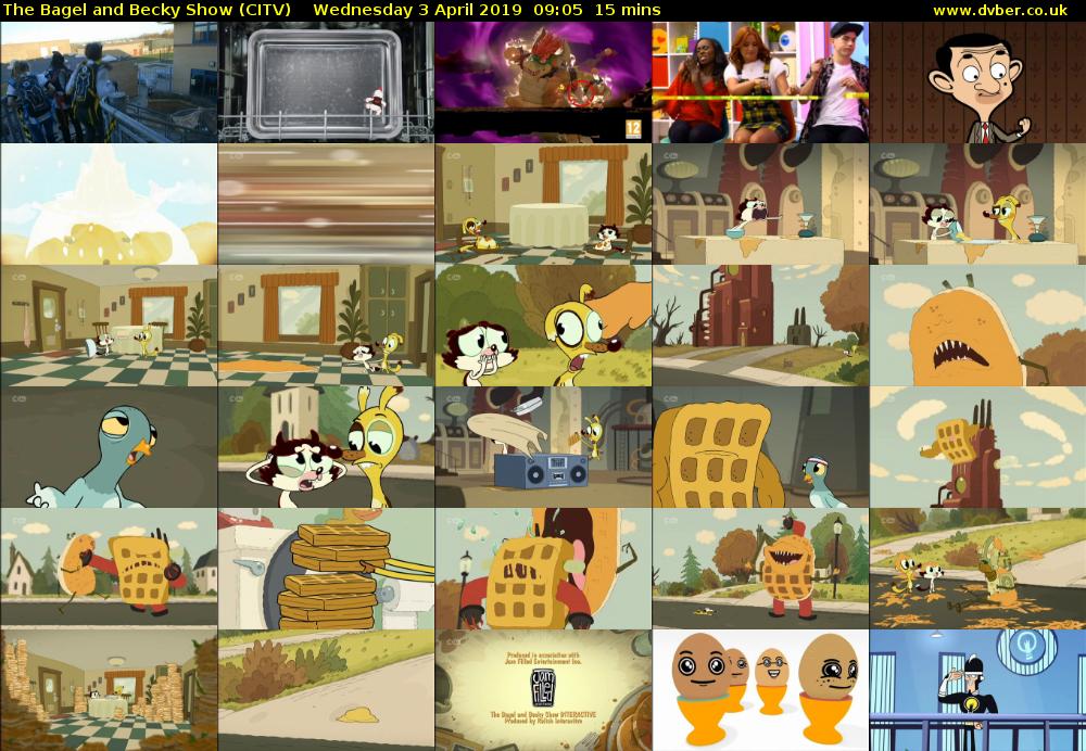 The Bagel and Becky Show (CITV) Wednesday 3 April 2019 09:05 - 09:20
