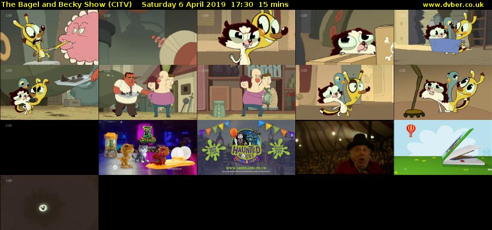 The Bagel and Becky Show (CITV) Saturday 6 April 2019 17:30 - 17:45