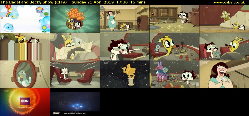 The Bagel and Becky Show (CITV) Sunday 21 April 2019 17:30 - 17:45