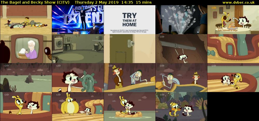 The Bagel and Becky Show (CITV) Thursday 2 May 2019 14:35 - 14:50