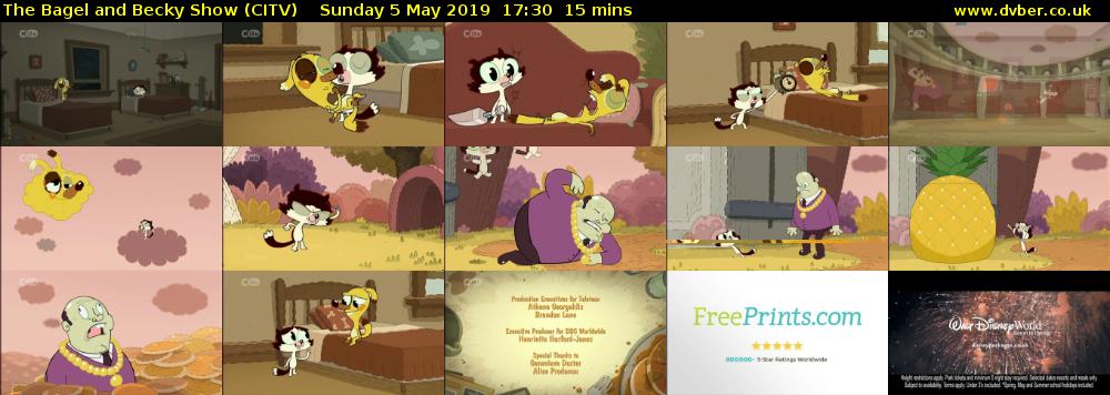 The Bagel and Becky Show (CITV) Sunday 5 May 2019 17:30 - 17:45