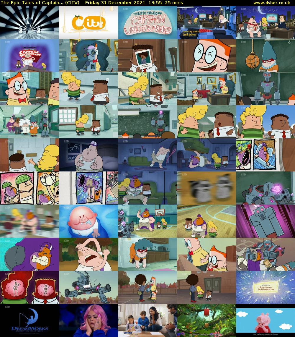The Epic Tales of Captain... (CITV) Friday 31 December 2021 13:55 - 14:20
