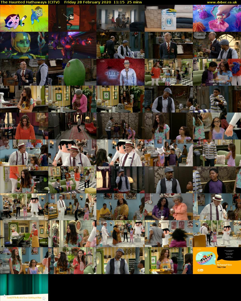 The Haunted Hathaways (CITV) Friday 28 February 2020 11:15 - 11:40