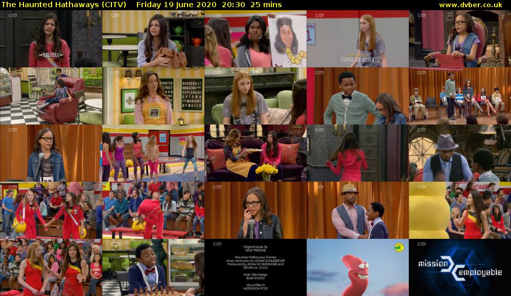 The Haunted Hathaways (CITV) Friday 19 June 2020 20:30 - 20:55