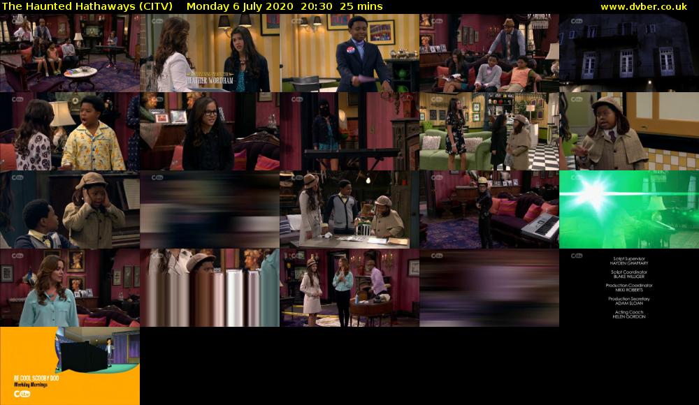 The Haunted Hathaways (CITV) Monday 6 July 2020 20:30 - 20:55