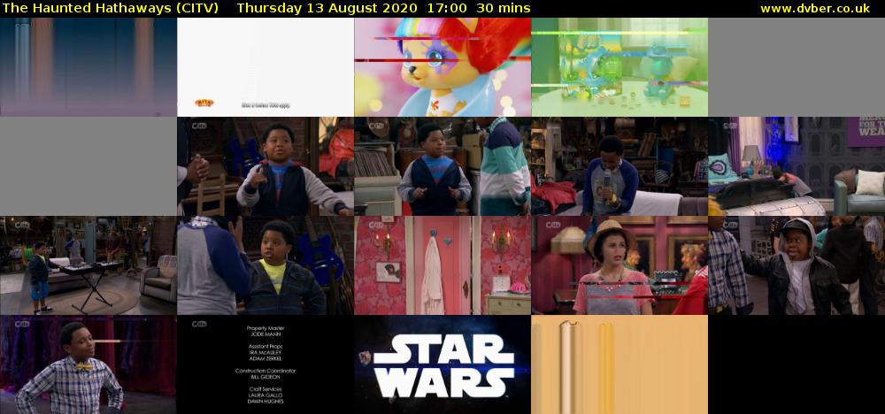 The Haunted Hathaways (CITV) Thursday 13 August 2020 17:00 - 17:30