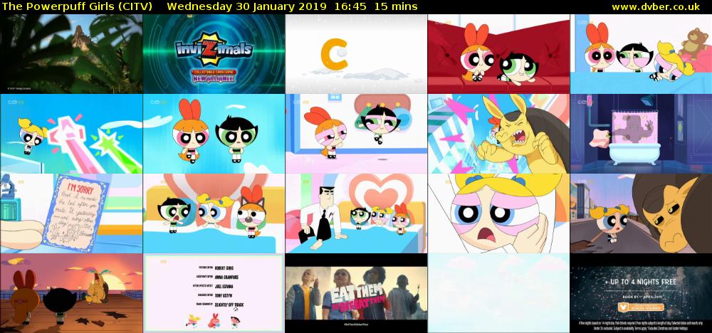 The Powerpuff Girls (CITV) Wednesday 30 January 2019 16:45 - 17:00