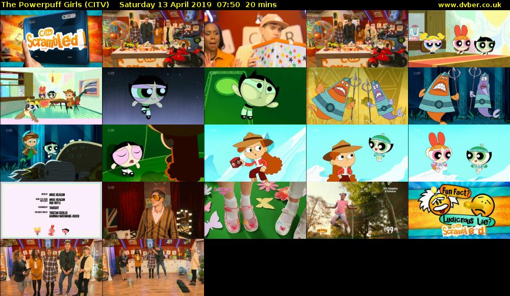The Powerpuff Girls (CITV) Saturday 13 April 2019 07:50 - 08:10