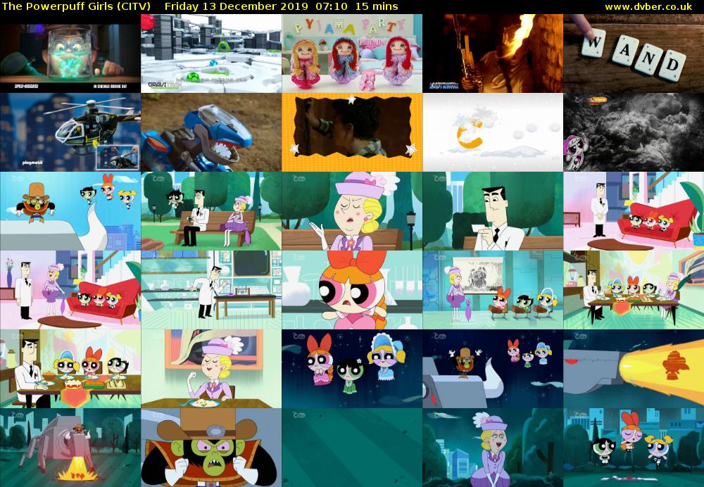 The Powerpuff Girls (CITV) Friday 13 December 2019 07:10 - 07:25