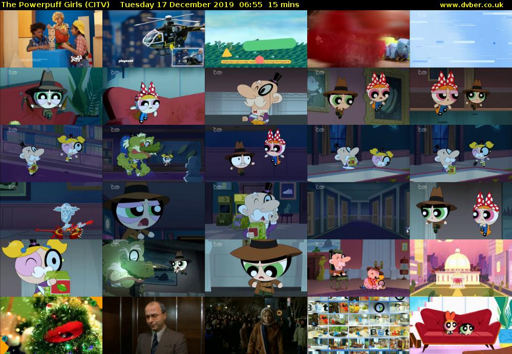 The Powerpuff Girls (CITV) Tuesday 17 December 2019 06:55 - 07:10