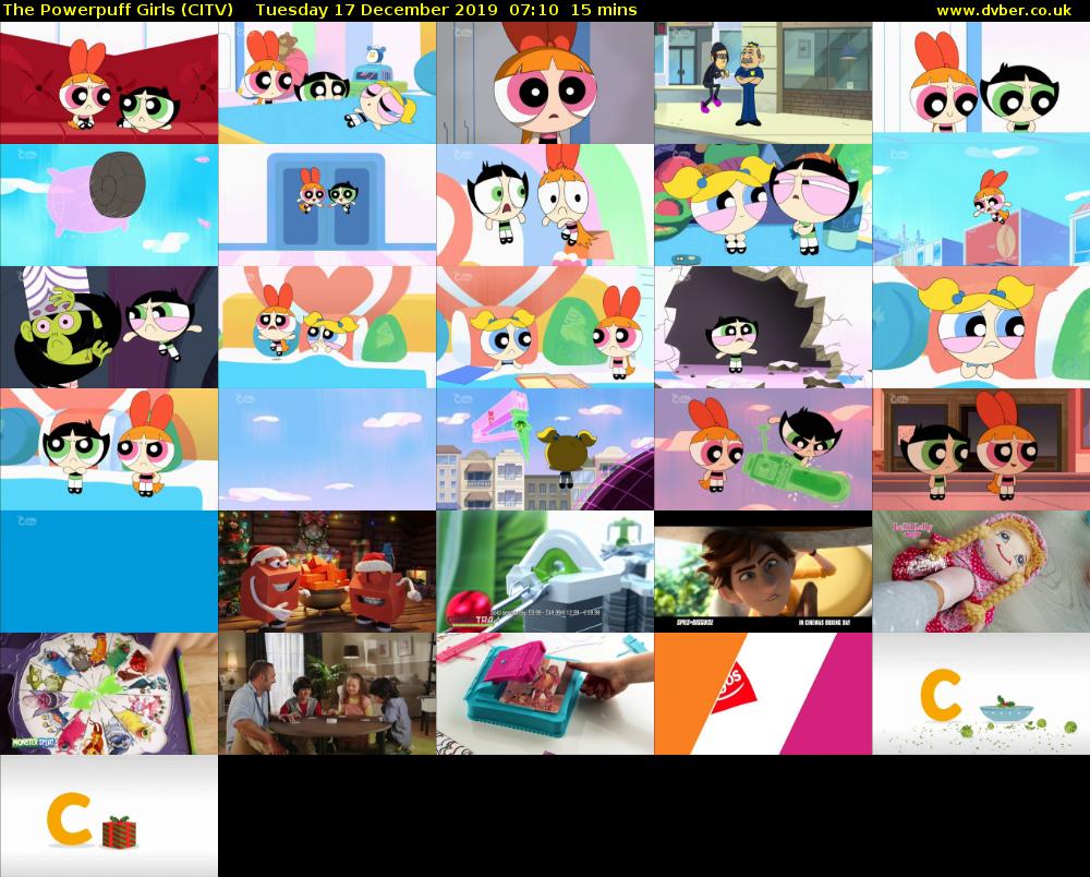 The Powerpuff Girls (CITV) Tuesday 17 December 2019 07:10 - 07:25
