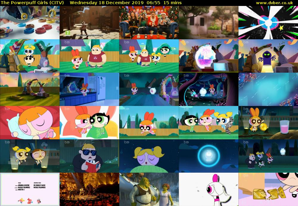 The Powerpuff Girls (CITV) Wednesday 18 December 2019 06:55 - 07:10