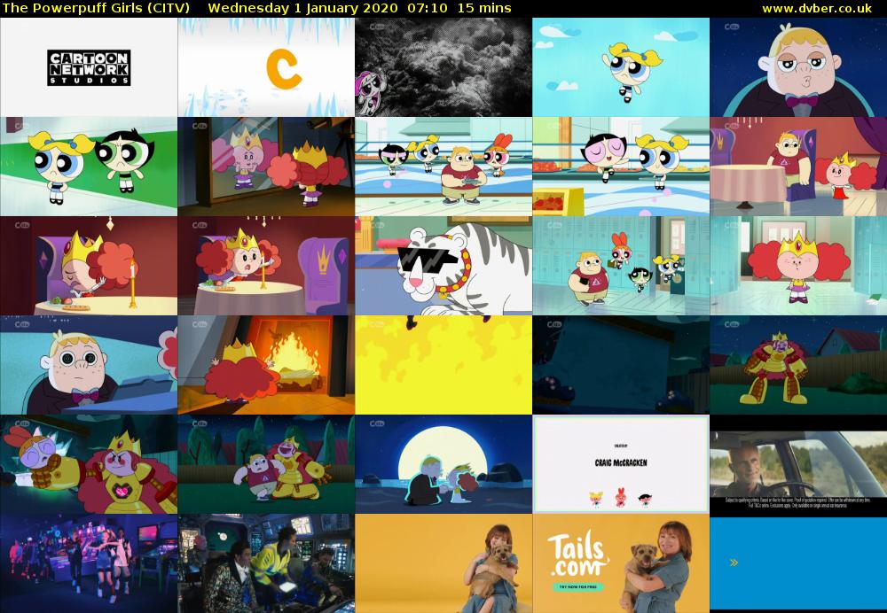 The Powerpuff Girls (CITV) Wednesday 1 January 2020 07:10 - 07:25
