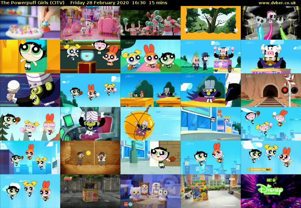 The Powerpuff Girls (CITV) Friday 28 February 2020 16:30 - 16:45