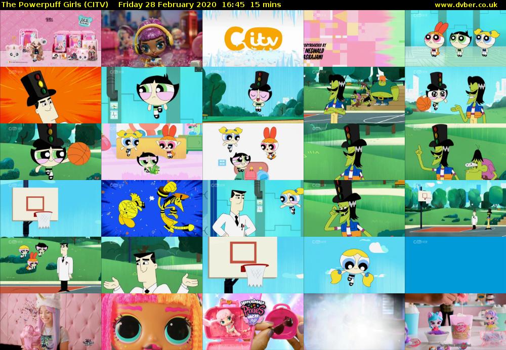 The Powerpuff Girls (CITV) Friday 28 February 2020 16:45 - 17:00
