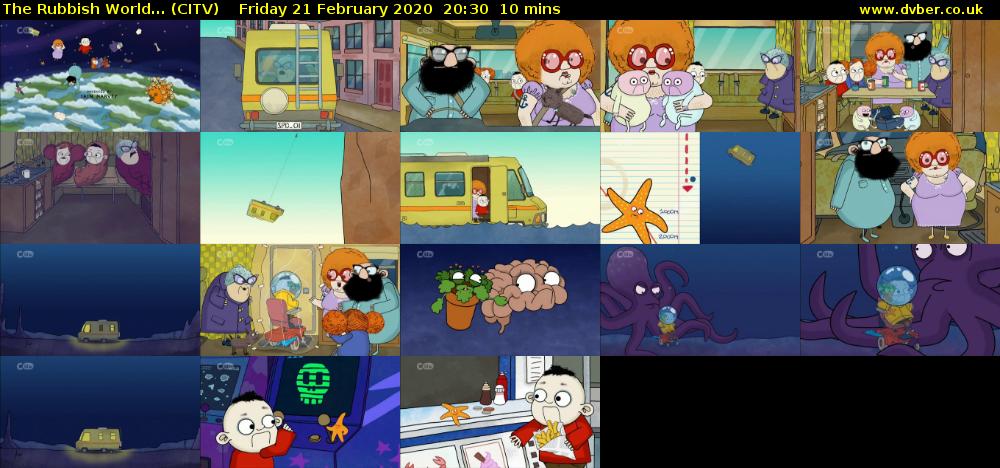 The Rubbish World... (CITV) Friday 21 February 2020 20:30 - 20:40