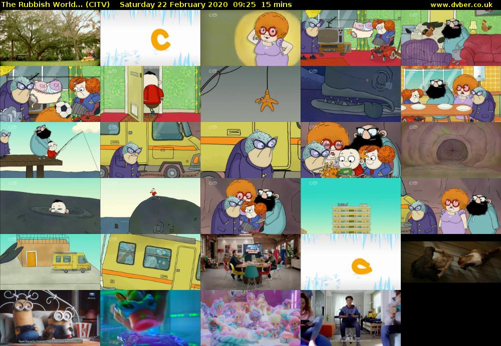 The Rubbish World... (CITV) Saturday 22 February 2020 09:25 - 09:40