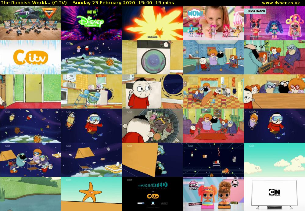 The Rubbish World... (CITV) Sunday 23 February 2020 15:40 - 15:55