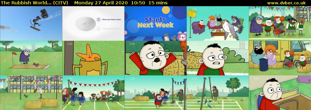 The Rubbish World... (CITV) Monday 27 April 2020 10:50 - 11:05