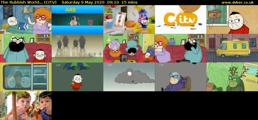 The Rubbish World... (CITV) Saturday 9 May 2020 09:10 - 09:25